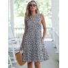 imageANRABESS Womens Mini Dresses Sleeveless V Neck Tiered Swing Going Out Beach Vacation Sundress 2025 Summer Casual OutfitsWhite Floral