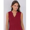 imageANRABESS Womens Mini Dresses Sleeveless V Neck Tiered Swing Going Out Beach Vacation Sundress 2025 Summer Casual OutfitsWine Red