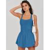 imageANRABESS Womens Mini Tennis Dresses Skort Summer Sleeveless One Piece Workout Romper Dress with Shorts Athletic 2025 OutfitBlue