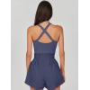 imageANRABESS Womens Mini Tennis Dresses Skort Summer Sleeveless One Piece Workout Romper Dress with Shorts Athletic 2025 OutfitGray Blue