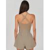 imageANRABESS Womens Mini Tennis Dresses Skort Summer Sleeveless One Piece Workout Romper Dress with Shorts Athletic 2025 OutfitKhaki