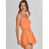 imageANRABESS Womens Mini Tennis Dresses Skort Summer Sleeveless One Piece Workout Romper Dress with Shorts Athletic 2025 OutfitOrange