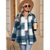 imageANRABESS Womens Sherpa Fleece Lined Flannel Plaid Shirt Jackets Fuzzy Warm Button Down Shacket with Pockets 2025 Fall OutfitsDark Blue Plaid