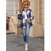 imageANRABESS Womens Sherpa Fleece Lined Flannel Plaid Shirt Jackets Fuzzy Warm Button Down Shacket with Pockets 2025 Fall OutfitsPurple Plaid