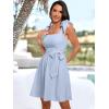 imageANRABESS Womens Sleeveless Tie Strap Mini Dress Summer Square Neck Smocked A Line Swing Elegant Cute Cocktail Short DressesSky Blue