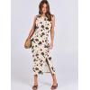 imageANRABESS Womens Slim Fit Tank Dresses Sexy Button Slit Bodycon Business Work Sundresses 2025 Summer Trendy Club Midi DressBlack Flower