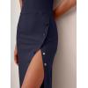 imageANRABESS Womens Slim Fit Tank Dresses Sexy Button Slit Bodycon Business Work Sundresses 2025 Summer Trendy Club Midi DressNavy Blue