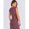 imageANRABESS Womens Slim Fit Tank Dresses Sexy Button Slit Bodycon Business Work Sundresses 2025 Summer Trendy Club Midi DressRose Red Flower