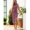 imageANRABESS Womens Slim Fit Tank Dresses Sexy Button Slit Bodycon Business Work Sundresses 2025 Summer Trendy Club Midi DressRose Red Flower