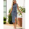 imageANRABESS Womens Slim Fit Tank Dresses Sexy Button Slit Bodycon Business Work Sundresses 2025 Summer Trendy Club Midi DressWhite Dot