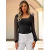 imageANRABESS Womens Square Neck Mesh Long Sleeve Tops Double Lined Dressy Business Casual Blouses Shirts 2025 Fall OutfitsBlack