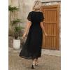 imageANRABESS Womens Summer Floral Maxi Dress Casual V Neck Short Sleeve Chiffon Boho Flowy Beach 2025 Wedding Guest Long DressesBlack