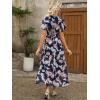 imageANRABESS Womens Summer Floral Maxi Dress Casual V Neck Short Sleeve Chiffon Boho Flowy Beach 2025 Wedding Guest Long DressesNavy Flor