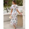 imageANRABESS Womens Summer Floral Maxi Dress Casual V Neck Short Sleeve Chiffon Boho Flowy Beach 2025 Wedding Guest Long DressesWhite Flor