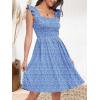 imageANRABESS Womens Summer Short Dress 2025 Square Neck Sleeveless A Line Ruffled Wedding Casual Cute Teen Beach Mini SundressBlue Floral 02