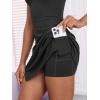 imageANRABESS Womens Tennis Dresses Built in Shorts and Bra Summer Sleeveless Athletic Workout Golf Mini Active Romper DressBlack