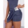 imageANRABESS Womens Tennis Dresses Built in Shorts and Bra Summer Sleeveless Athletic Workout Golf Mini Active Romper DressDark Blue