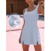 imageANRABESS Womens Tennis Dresses Built in Shorts and Bra Summer Sleeveless Athletic Workout Golf Mini Active Romper DressLight Blue