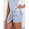 imageANRABESS Womens Tennis Dresses Built in Shorts and Bra Summer Sleeveless Athletic Workout Golf Mini Active Romper DressLight Blue