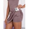 imageANRABESS Womens Tennis Dresses Built in Shorts and Bra Summer Sleeveless Athletic Workout Golf Mini Active Romper DressPurple Brown
