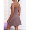 imageANRABESS Womens Tennis Dresses Built in Shorts and Bra Summer Sleeveless Athletic Workout Golf Mini Active Romper DressPurple Brown