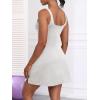 imageANRABESS Womens Tennis Dresses Built in Shorts and Bra Summer Sleeveless Athletic Workout Golf Mini Active Romper DressWhite