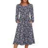 Floral Black Purple