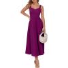 imageANRABESS Women Summer Casual Dress Sleeveless Smocked Back Tank Midi Dresses 2025 Beach Vacation Sundress with PocketsPurple