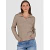 imageANRABESS Womens Cable Knit Sweaters Long Sleeve V Neck Sweater Tops Casual Pullover Polo Shirts 2025 Fall Fashion OutfitsBright Tan