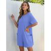 imageANRABESS Women Summer Oversized TShirt Tee Romper Casual Baggy Short Sleeve Overall Athletic Workout Jumpsuit Trendy OutfitsBlue