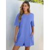 imageANRABESS Women Summer Oversized TShirt Tee Romper Casual Baggy Short Sleeve Overall Athletic Workout Jumpsuit Trendy OutfitsBlue