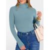 imageANRABESS Womens Long Sleeve Turtleneck Shirts Casual Ribbed Basic Tee Slim Soft Thermal Tops 2025 Fall Going Out ClothesGrey Blue