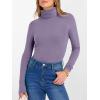 imageANRABESS Womens Long Sleeve Turtleneck Shirts Casual Ribbed Basic Tee Slim Soft Thermal Tops 2025 Fall Going Out ClothesPurple