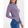 imageANRABESS Womens Long Sleeve Turtleneck Shirts Casual Ribbed Basic Tee Slim Soft Thermal Tops 2025 Fall Going Out ClothesPurple