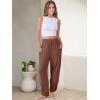 imageANRABESS Womens Wide Leg Palazzo Capri Pants 2025 Summer Casual Loose High Waisted Lounge Flowy Cropped Beach Work TrousersBrown Red