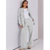 imageANRABESS Women 2 Piece Outfits Lounge Set Oversized Zip Up Sweatshirt Jacket Sweatpant Matching Sweat Sets Winter SweatsuitsGrey