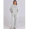 imageANRABESS Women 2 Piece Outfits Lounge Set Oversized Zip Up Sweatshirt Jacket Sweatpant Matching Sweat Sets Winter SweatsuitsGrey