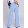 imageANRABESS Womens Wide Leg Pants High Waist Drawstring Sweatpants Joggers with PocketsSky Blue
