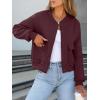 imageANRABESS Women Cropped Bomber Jacket 2025 Fashion Casual Trendy Varsity Y2k Jackets Fall OutfitsWine Red