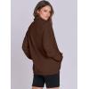 imageANRABESS Womens Oversized Full Zip Up Sweatshirts Jacket 2025 Fall Fleece Long Sleeve Hoodies OutfitsBrown