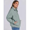 imageANRABESS Womens Oversized Full Zip Up Sweatshirts Jacket 2025 Fall Fleece Long Sleeve Hoodies OutfitsGrey Green