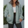 imageANRABESS Womens Oversized Full Zip Up Sweatshirts Jacket 2025 Fall Fleece Long Sleeve Hoodies OutfitsGrey Green