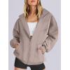 imageANRABESS Womens Oversized Full Zip Up Sweatshirts Jacket 2025 Fall Fleece Long Sleeve Hoodies OutfitsNutmeg