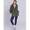 imageANRABESS Womens Sweatshirt Sherpa Fuzzy Fleece Zip Up Hoodies Cozy Pullover Soft Sweaters Tops 2025 Fall Trendy ClothesArmy Green