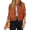 imageANRABESS Women Cropped Bomber Jacket 2025 Fashion Casual Trendy Varsity Y2k Jackets Fall OutfitsRust
