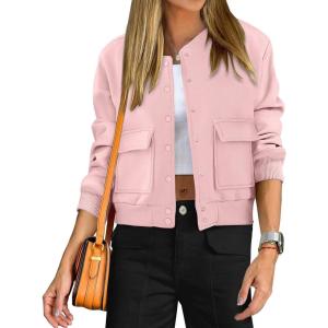 imageANRABESS Women Cropped Bomber Jacket 2025 Fashion Casual Trendy Varsity Y2k Jackets Fall OutfitsPink