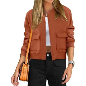 imageANRABESS Women Cropped Bomber Jacket 2025 Fashion Casual Trendy Varsity Y2k Jackets Fall OutfitsRust