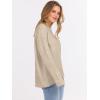 imageANRABESS Sweaters for Women 2025 Fall Long Sleeve Casual Loose Fit Knitted High Low Hem Basic Pullover Sweater TopsLight Beige