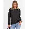 imageANRABESS Sweaters for Women 2025 Fall Long Sleeve Crewneck Knit Casual Loose Side Button Basic Pullover Tops Trendy OutfitsBlack