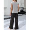 imageANRABESS Women 2 Piece Outfits Tank Top ampamp Palazzo Pants 2025 Summer Lounge Matching Sets Travel Vacation Beach ClothingLight Grey